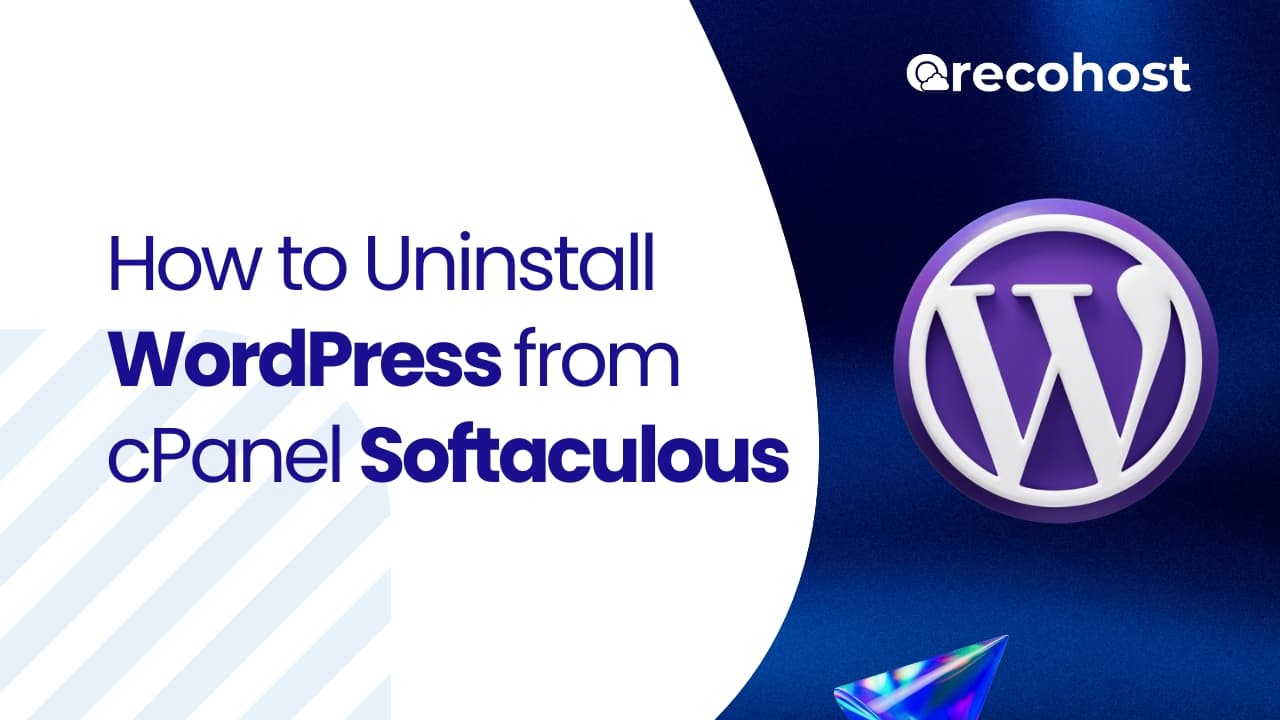Uninstall WordPress via cPanel Softaculous | Best Hosting Company in Bangladesh